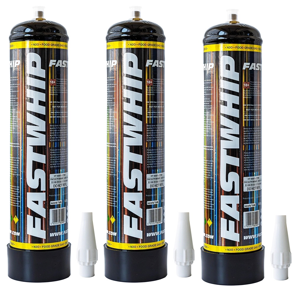 Cream Chargers by Fast Whip x 3 (640g N2O)