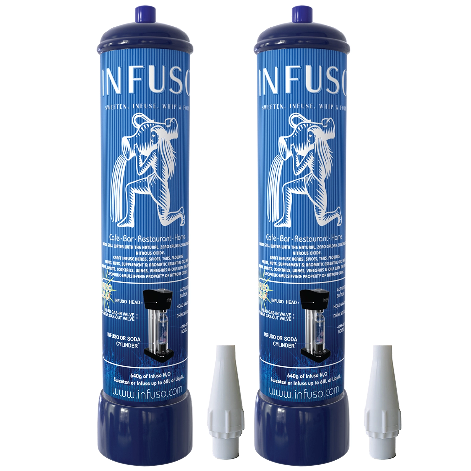 Cream Chargers by Infuso Whip x 2 (640g N2O)